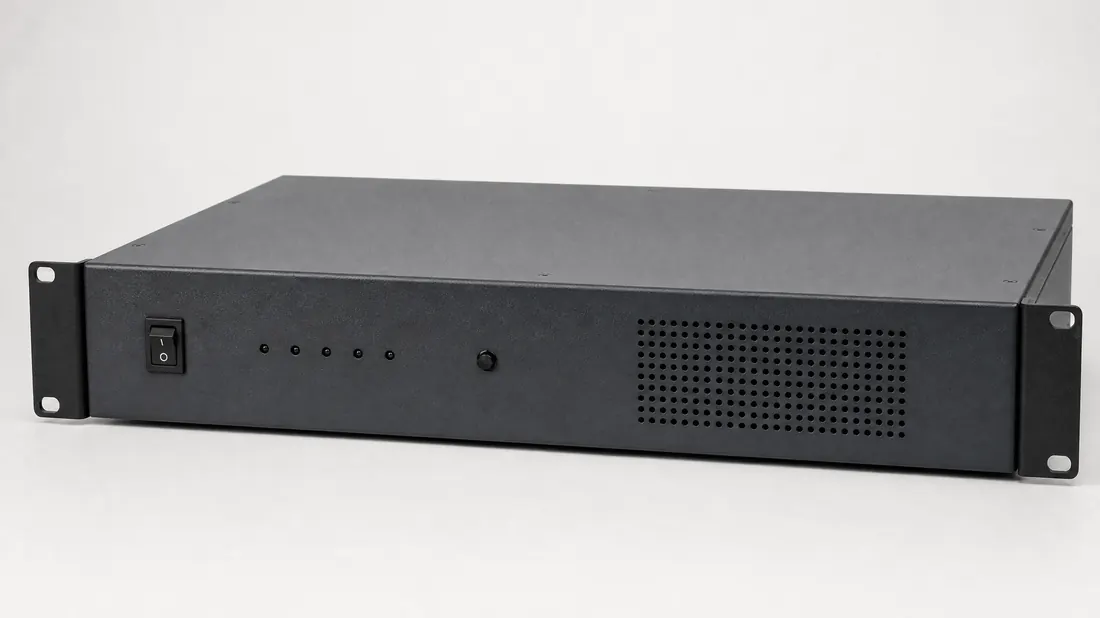EMIS08S01 2U rack-mount main unit, front panel